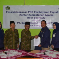 Kantor Kemenag Kota Bengkulu Jalin Kerjasama dengan PT. Bank Mandiri