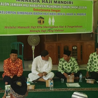 Bupati Mukomuko Buka Manasik Haji Mandiri KBIH Irfa’ul Khair Al Mabrur