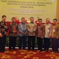 Ka. Kemenag MM Hadiri Rakor Kediklatan Palembang