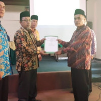 Kemenag Lebong Terima Piagam Penghargaan Perkemahan Rohis Tingkat Nasional