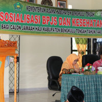 Kemenag Bengkulu Tengah Adakan Sosialisasi BPJS dan Kesehatan Haji