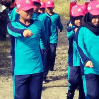 MIN 3 MM MENGIKUTI LOMBA GERAK JALAN INDAH HUT KABUPATEN MUKOMUKO KE 16