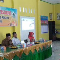 KUA Ujung Karang Hadiri Rapat Lokakarya Mini Lintas Sektor Puskesmas Ujung Karang