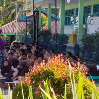 Siswa Siswi MTsN 1 BU Ikuti Sosialisasi GERMAS