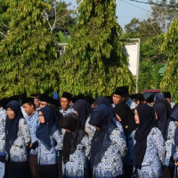 Kemenag Kota Bengkulu gelar Apel Pagi Gabungan dan Halal Bihalal