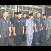 Kakan Kemenag Ikuti Upacara Bulanan Pemkab Kaur