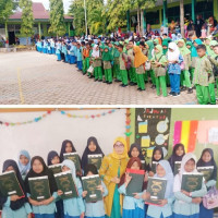 Senyum ceria Siswa MIN 2 Kota Bengkulu dalam pembagian Raport ARD