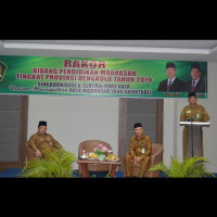 Kakanwil Buka RAKOR Madrasah Tingkat Provinsi Bengkulu