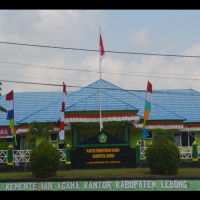 Sambut HUT RI ke 74 Kantor Kemenag Lebong Percantik Nuansa Merah Putih