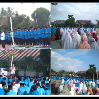 Program Shalat Dhuha berjamaah di MTsN Kota Bengkulu