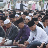 Kakanwil Shalat Idul Adha Bersama Gubernur