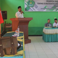 Buka Diklat Teknis Substantif PAH Non PNS, Ka. Subbag TU Minta PAH Non PNS Jadi Corong Kementerian Agama