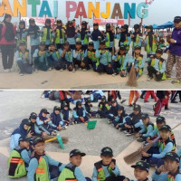 KWARCAB gelar bakti social Pramuka MIN 2 Kota Bengkulu peduli sampah