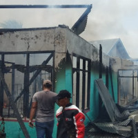 Rumah ASN Kemenag Bengkulu Selatan Ludes Terbakar