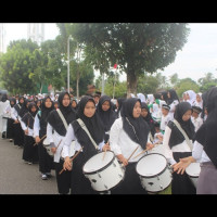 Marching Band MAN Kaur Meriahkan Pawai Tahrib 1 Muharam 1441 H