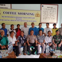 Perkuat Hubungan Lintas Sektoral, Ka. KUA Selagan Raya hadiri Coffee Morning Kapolsek Teras Terunjam