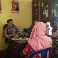 KUA Kecamatan Kabawetan dan Dukcapil Saling Berkoordinasi