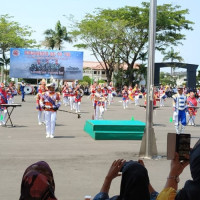 MAN 1 Model Kota Bengkulu Juara Drumband Pada HUT TNI Ke-76