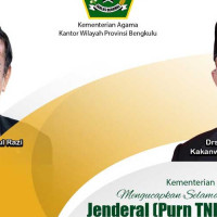 Ka.Kanwil Kemenag Bengkulu Ucapkan Selamat Kepada Menteri Agama Fachrul Razi