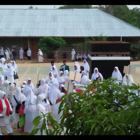 Ka.KUA Pondok Suguh Hadiri Manasik Haji TK/PAud