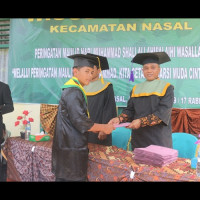 Kakan Kemenag Kaur mewisuda 132 Santri TPQ se Kecamatan Nasal