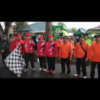 Ribuan Warga RL Meriahkan Jalan Santai HAB Kemenag