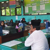 Herman Yatim : Guru dan ASN MTsN 1 Seluma Harus Mampu menerapkan 5 Budaya kerja Kementerian Agama.