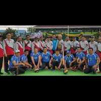 Kepala MTsN 2 Puji Semangat Tim Volly Ball Kemenag Mukomuko