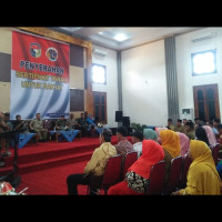 Tingkatkan Kerjasama Lintas Sektoral, Kakan Kemenag MM hadiri acara pembagian Sertifikat Tanah