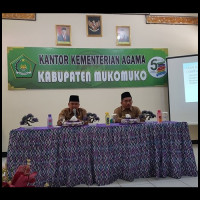 Kakan.Kemenag MM Targetkan Serapan Anggaran 60 %