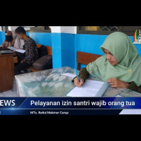 Perizinan santri MTs BM Curup wajib orang  tua atau wali