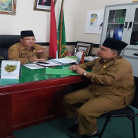 Kakan Kemenag MM dengan Kabid Madrasah,  Bahas Usulan SBSN Madrasah