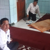 KUA Talo Verifikasi Ulang Arah Kiblat Masjid Mujahidin  Desa Serambi Gunung Talo