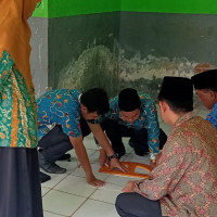 MTsN 1 BU Ukur Ulang Arah Kiblat