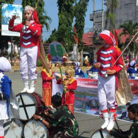 Drum Band MIN 2 Bengkulu Selatan Ikut Meriahkan HUT Kabupaten Bengkulu Selatan Ke-71