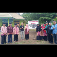 Kabid Urais Dan Binsyar Kanwil Kemenag Bengkulu Tinjau Lokasi Pembangunan Gedung Balai Nikah dan Manasik Haji KUA Lubuk Pinang