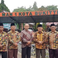 Kujungi MAN 1 Kota Bukit Tinggi Ka.Kemeang Harapkan Madrasah DI MM Dapat Mencontoh