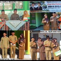 Ka. Kemenag Bengkulu Selatan Monitoring UAMBN-BK Madrasah Aliyah