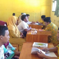 MTs Negeri 2 Bengkulu Utara Mengadakan Ujian BINTAQ