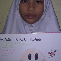 Siswa-Siswi MIN 2 Bengkulu Selatan Ikut Kampanye Cegah Corona Dari Rumah