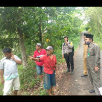 Ka Kemenag Lebong Saksikan Pengukuran Lahan Bakal Pembangunan Gedung KUA Lebong Tengah