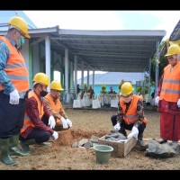 Peletakan Batu Pertama Gedung PLHUT, Pelayanan Haji dan Umroh Akan Lebih Efektif dan Efisien