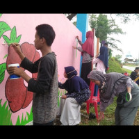 Isi Waktu Liburan, OSIS MAN Bengkulu Selatan, Lukis Tembok Madrasah