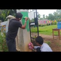 Persiapan Lomba Kebersihan antar Madrasah, MTsN 1 Seluma Kerja Bakti