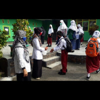 Masih Zona Orange, MTsN 1 Kepahiang Perketat Hari Pertama Masuk Madrasah