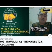 Ka.KUA Kota Manna Lolos 20 Besar MTQ Virtual Tingkat Nasional