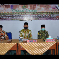 Sosialisasi (KMA) No.494 2020 Berlanjut,  Kemenag Rejang Lebong Bagi 5 Zona