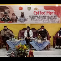 Coffee Morning di Kantor Camat Talang Empat