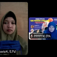 Guru IPA MTsN 6 Mukomuko Ikuti Webinar Penggerak Literasi Sains