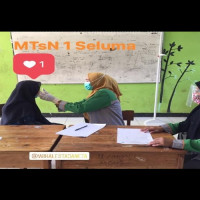 Puskesmas Tumbuan Gelar Screening Kesehatan di MTsN 1 Seluma